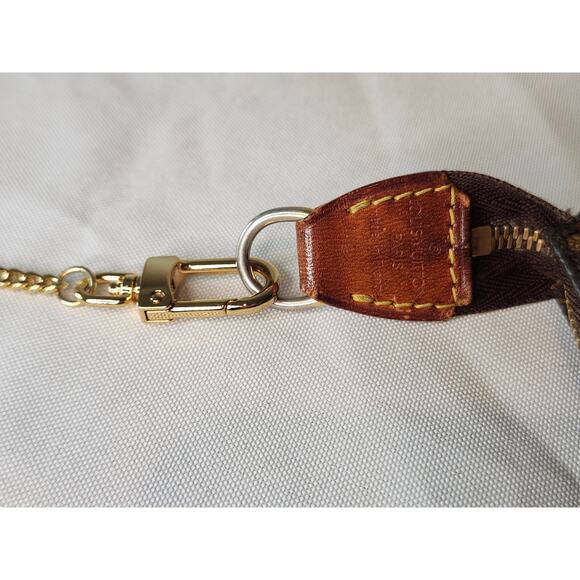 Louis Vuitton Pochette Accessoires Shoulder Bag Brown LV Monogram - Picture 9 of 15